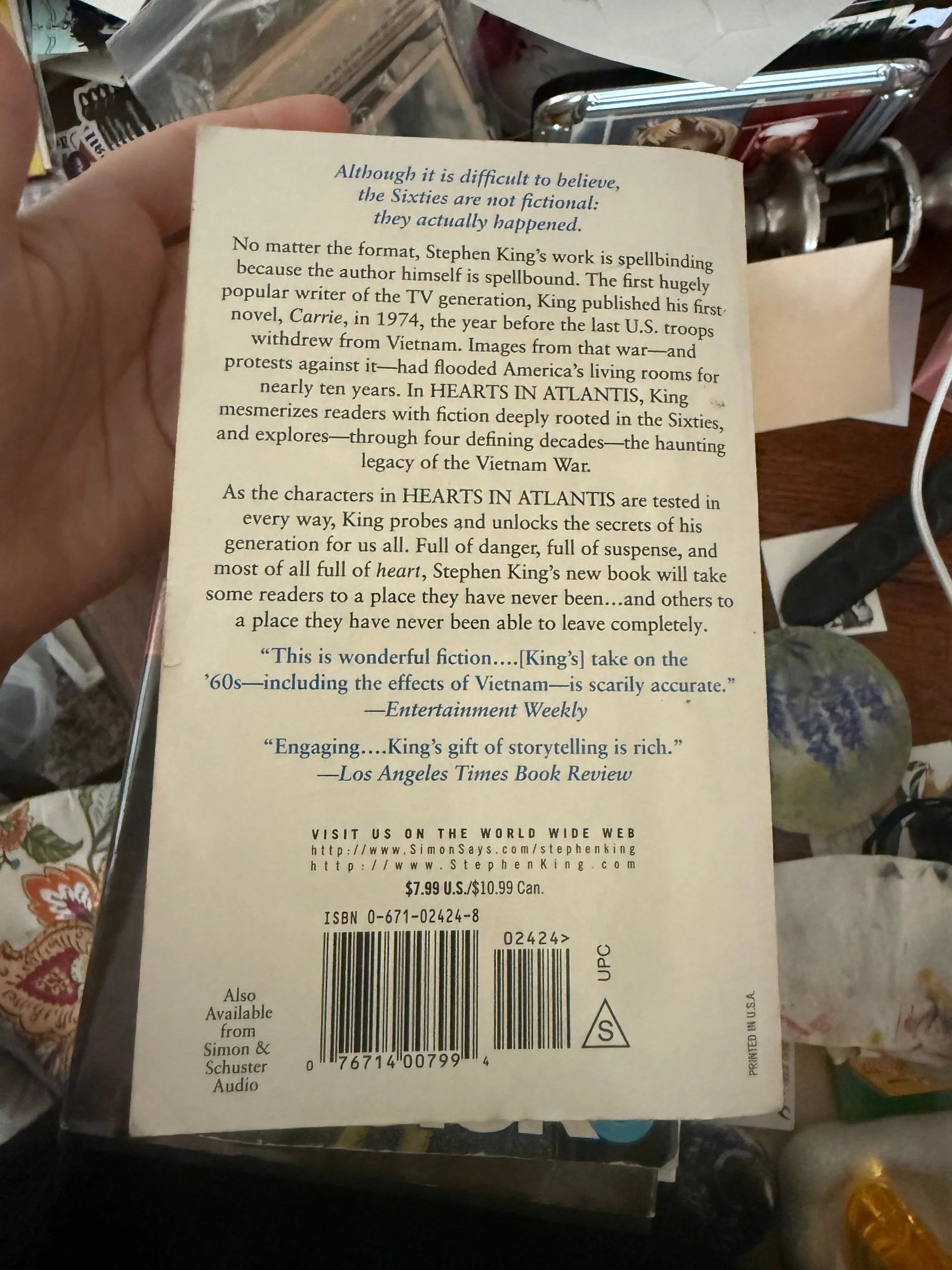 Hearts in Atlantis by Stephen King