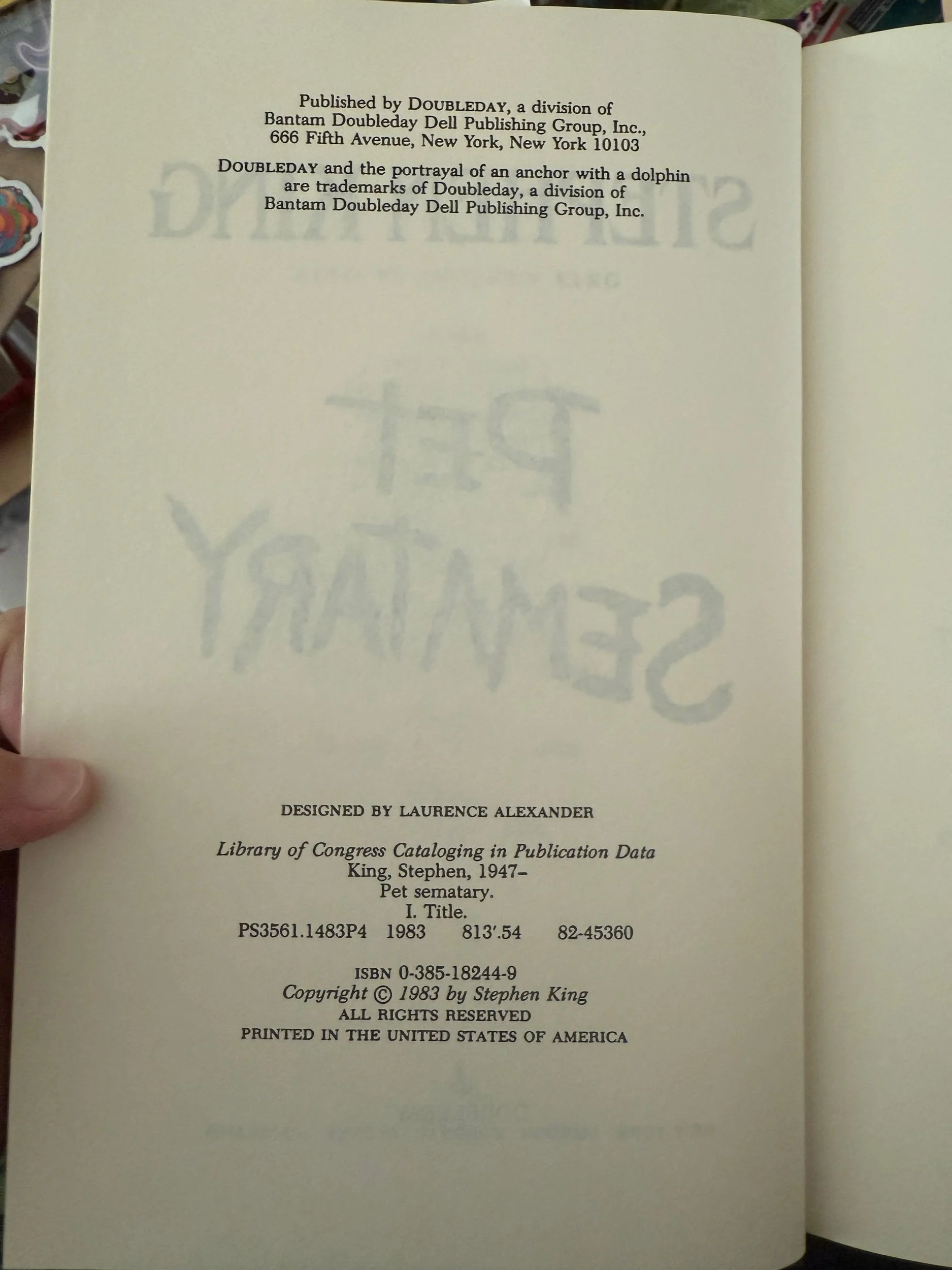 Pet Sematary by Stephen King