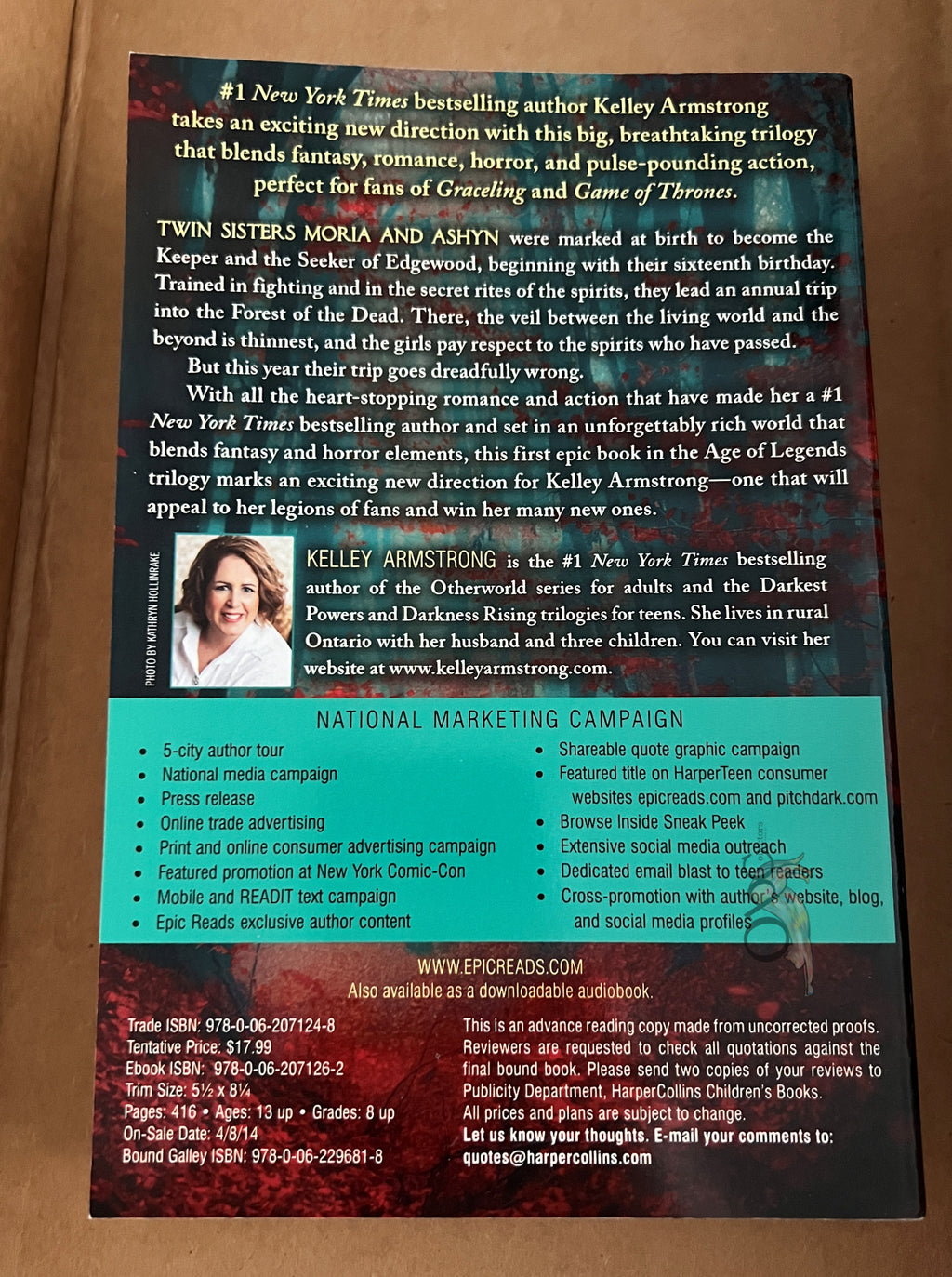 ARC Sea of Shadows by Kelley Armstrong