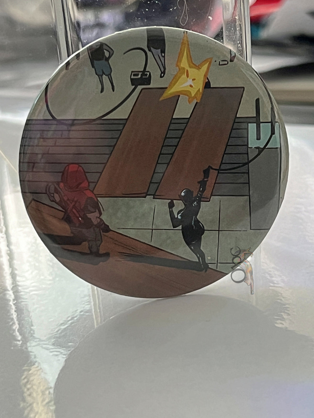 52mm Crack dat Whip OOAK Button Pinback