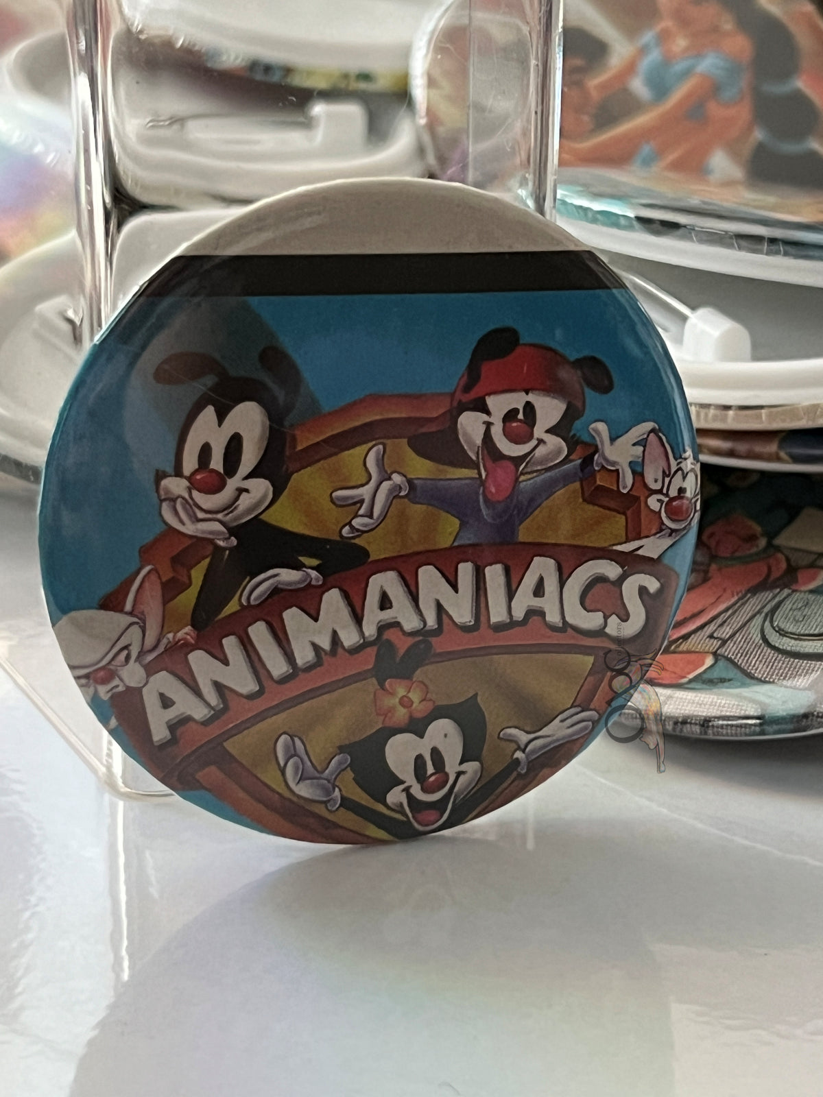 52mm Animaniacs OOAK Button Pinback