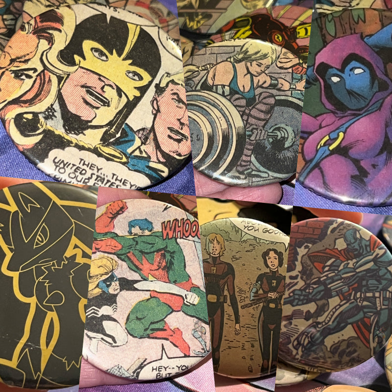 Custom Buttons Made to Order! 52mm (~2.28") OOAK Button Pinback