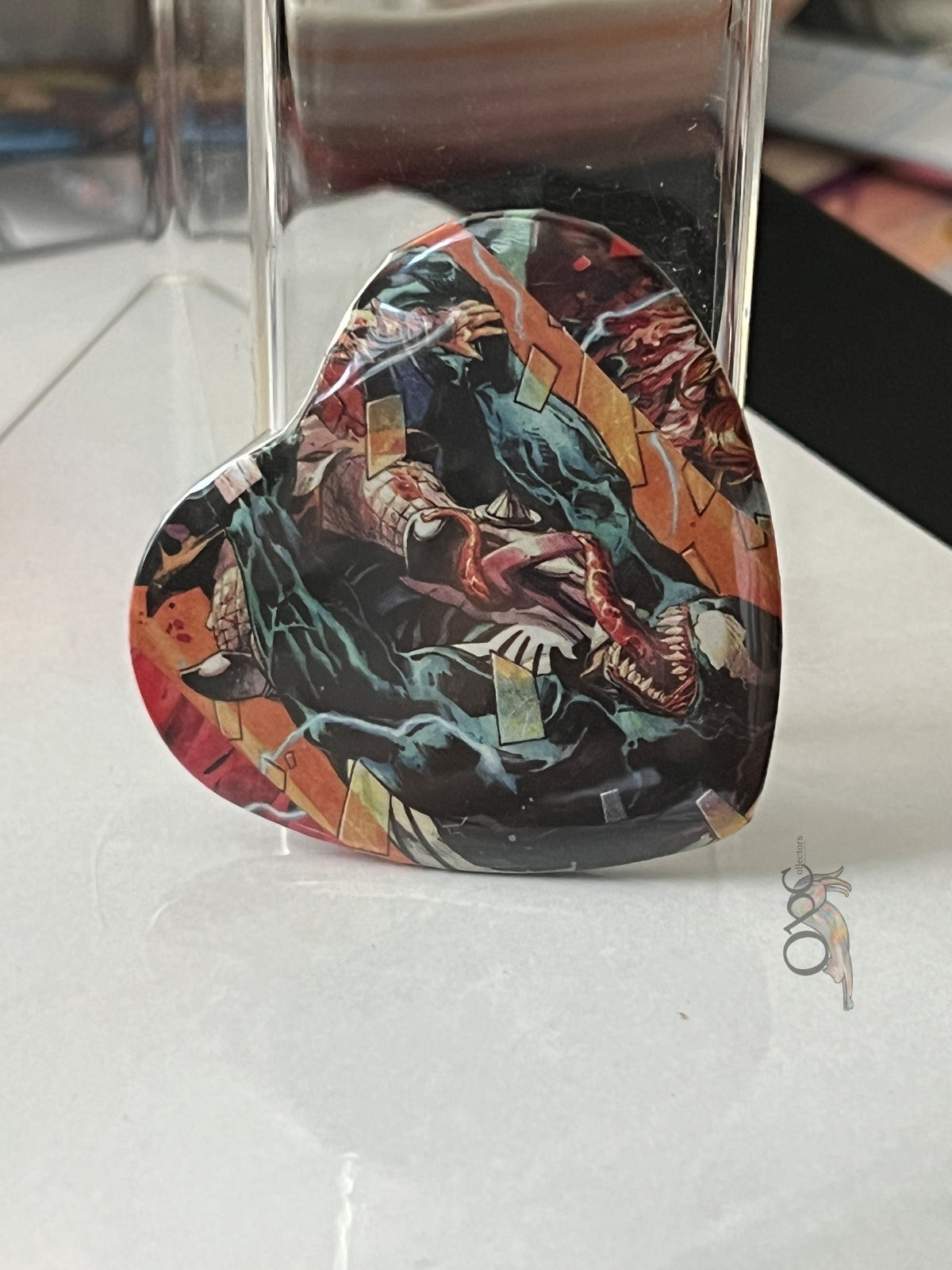 57mm Venom holding your Hand Heart Button Pinback