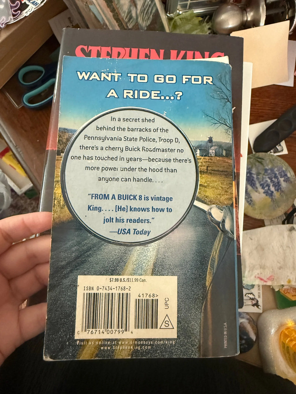 From a Buick8 by Stephen King