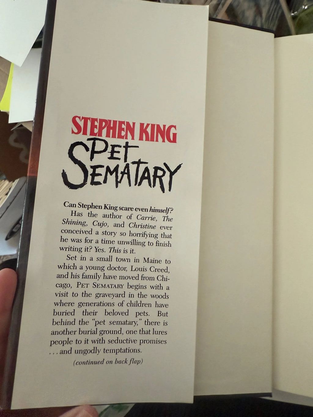 Pet Sematary by Stephen King