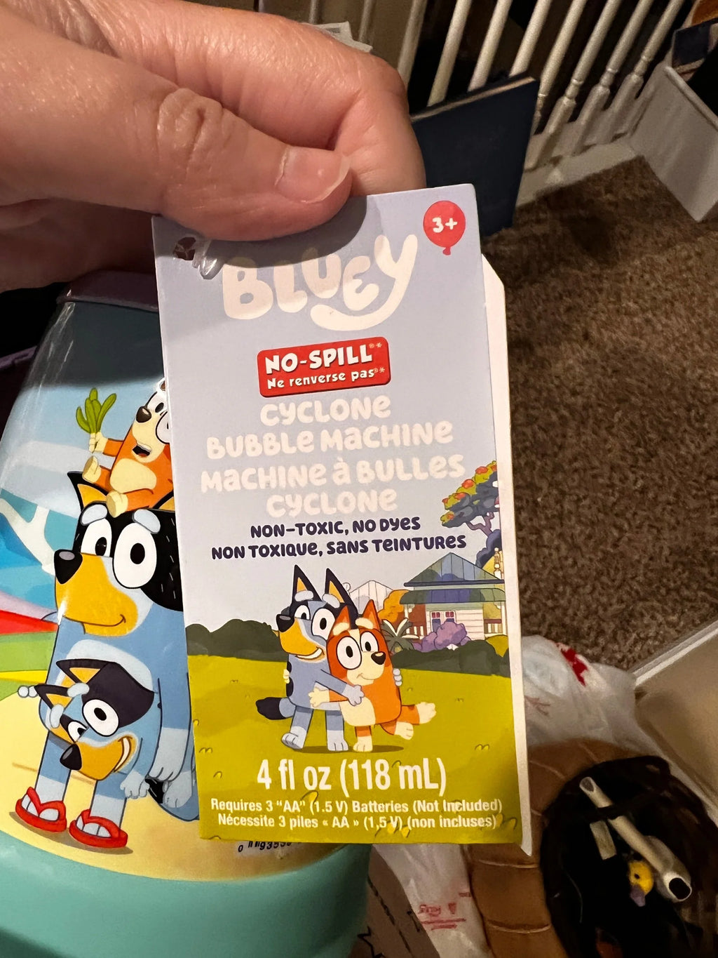 Bluey Cyclone Bubble Machine (Batteries Not Included)