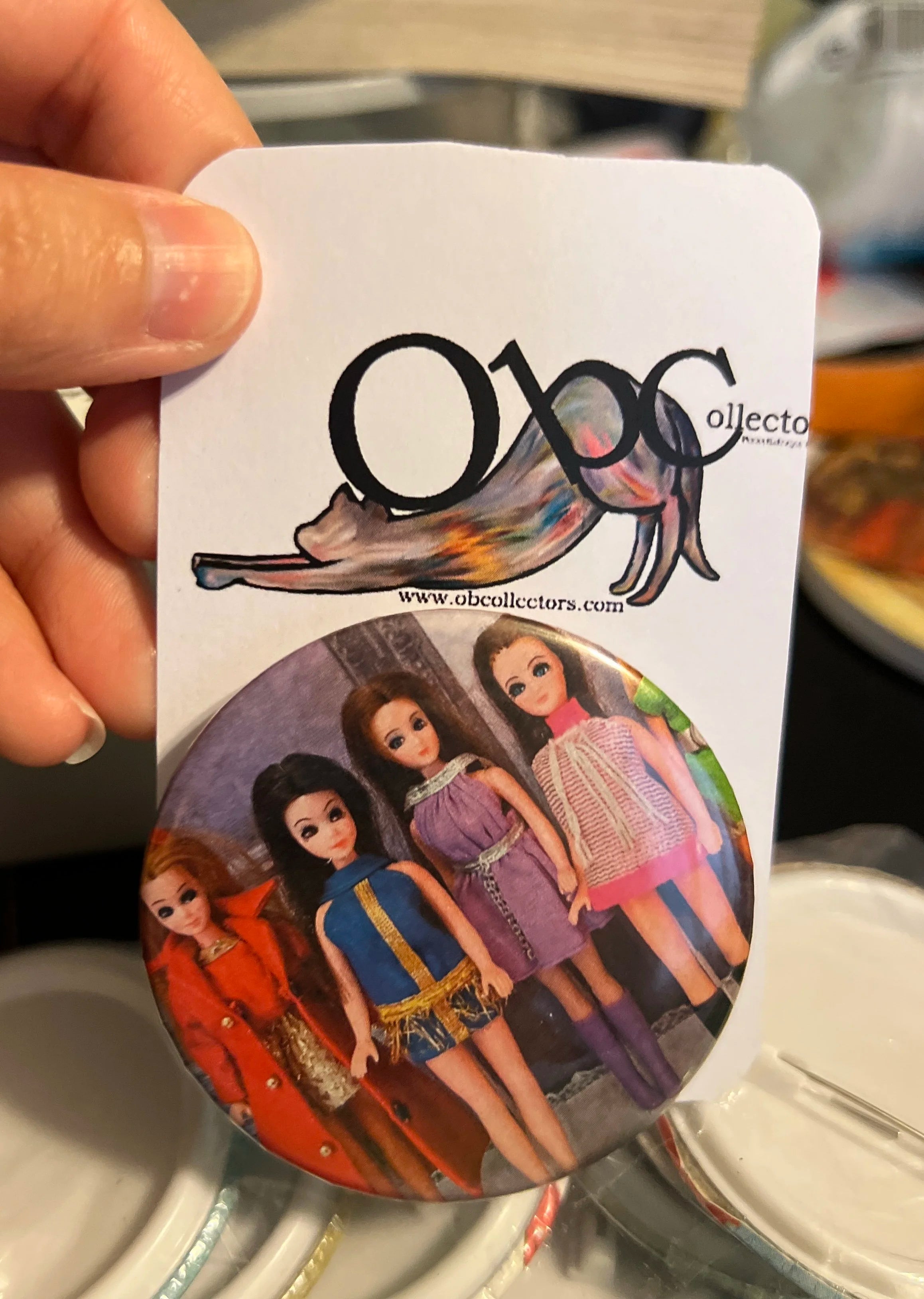 52mm Dawn Dolls OOAK (~2.25") Button Pinback