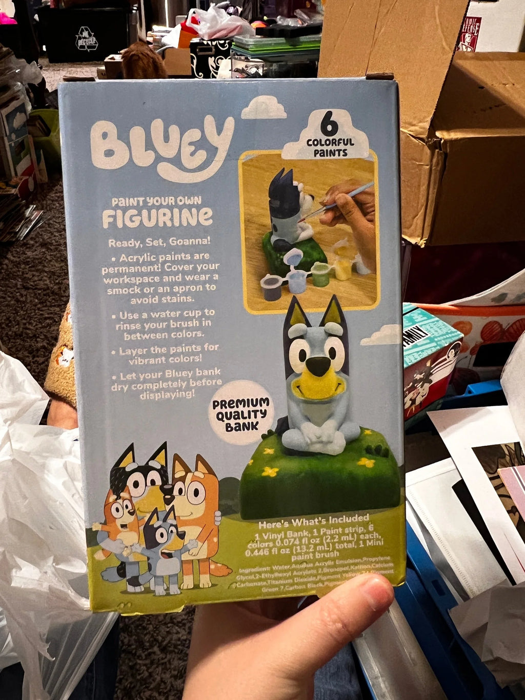 Bluey Paint Your Own Bank