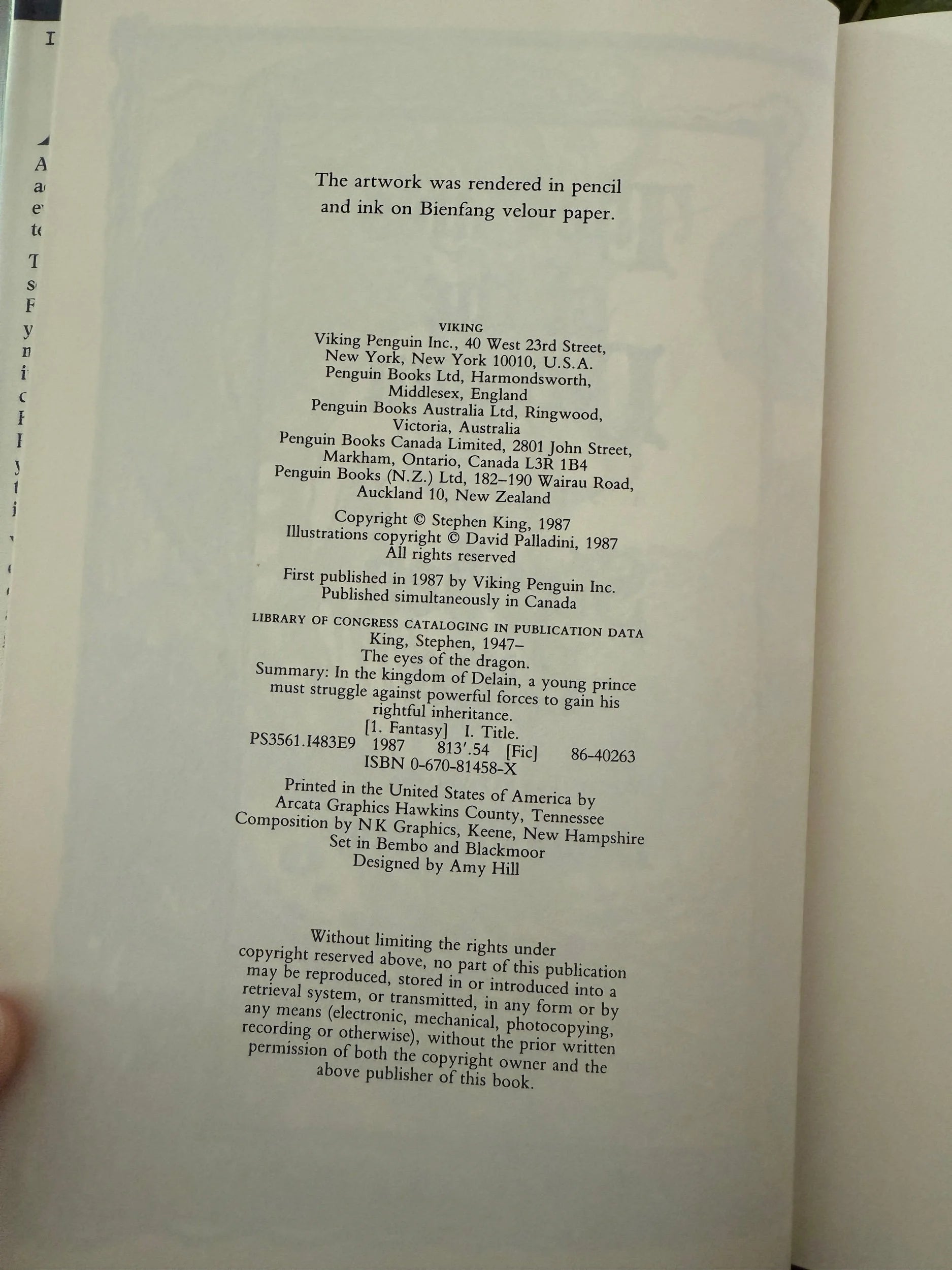 The Eyes of the Dragon by Stephen King