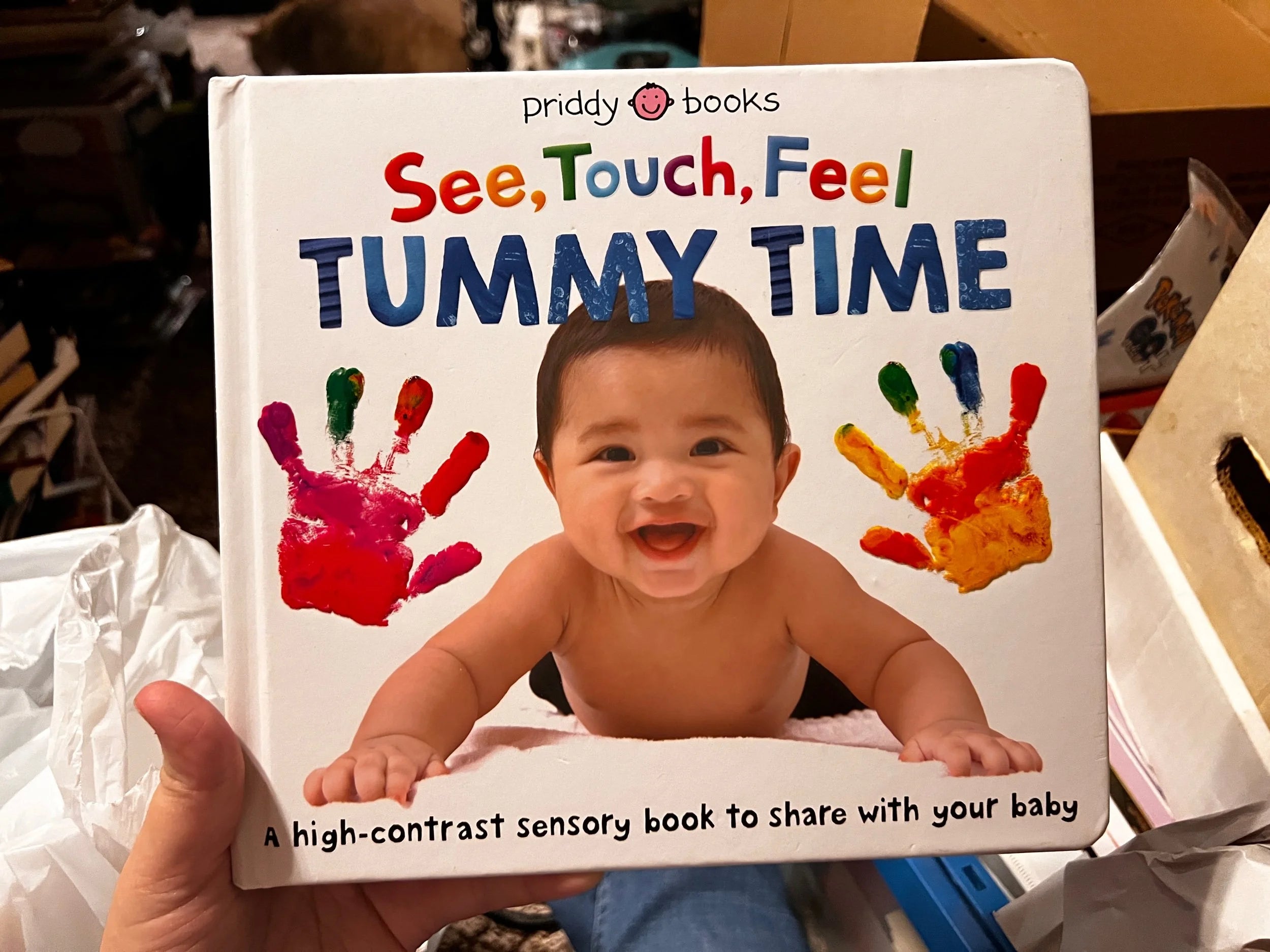 See, Feel, Touch! Tummy Time by Priddy Books