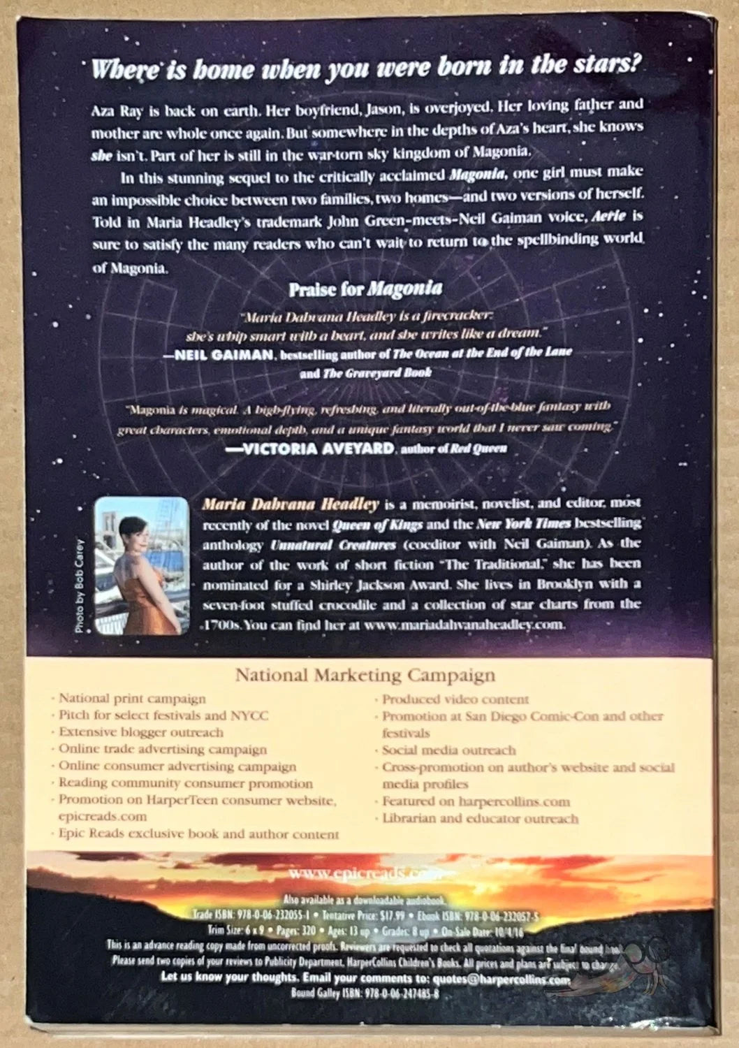 ARC Aerie by Maria Dahvana Headley