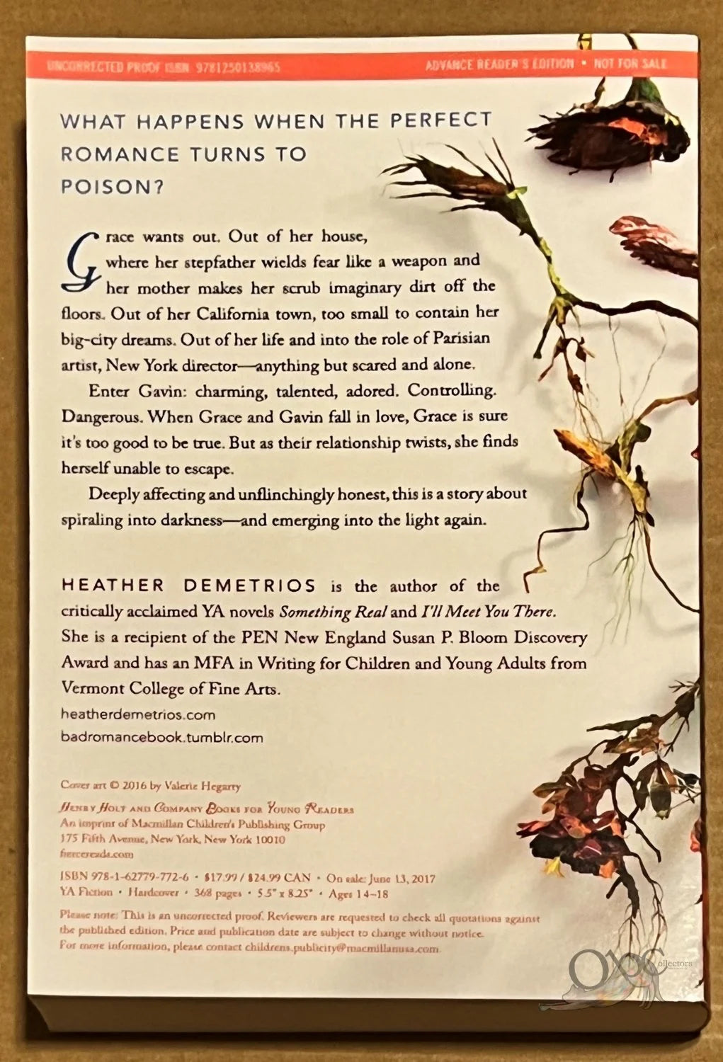 ARC Bad Romance by Heather Demetrios