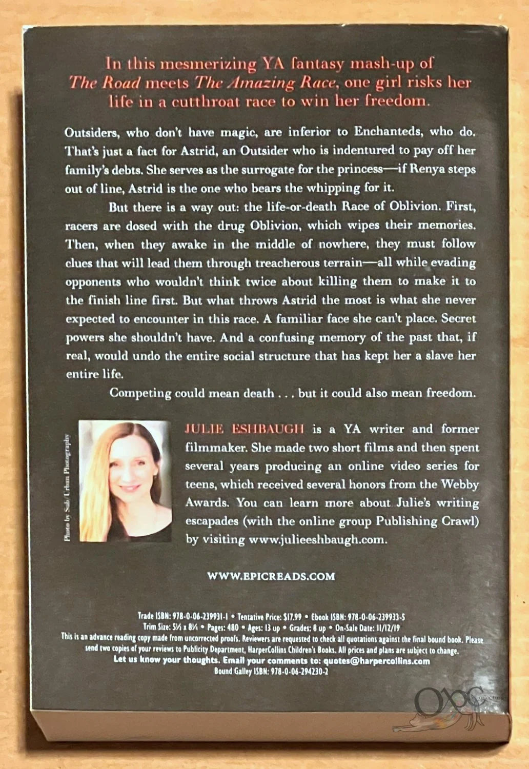 ARC Crown of Oblivion by Julie Eshbaugh