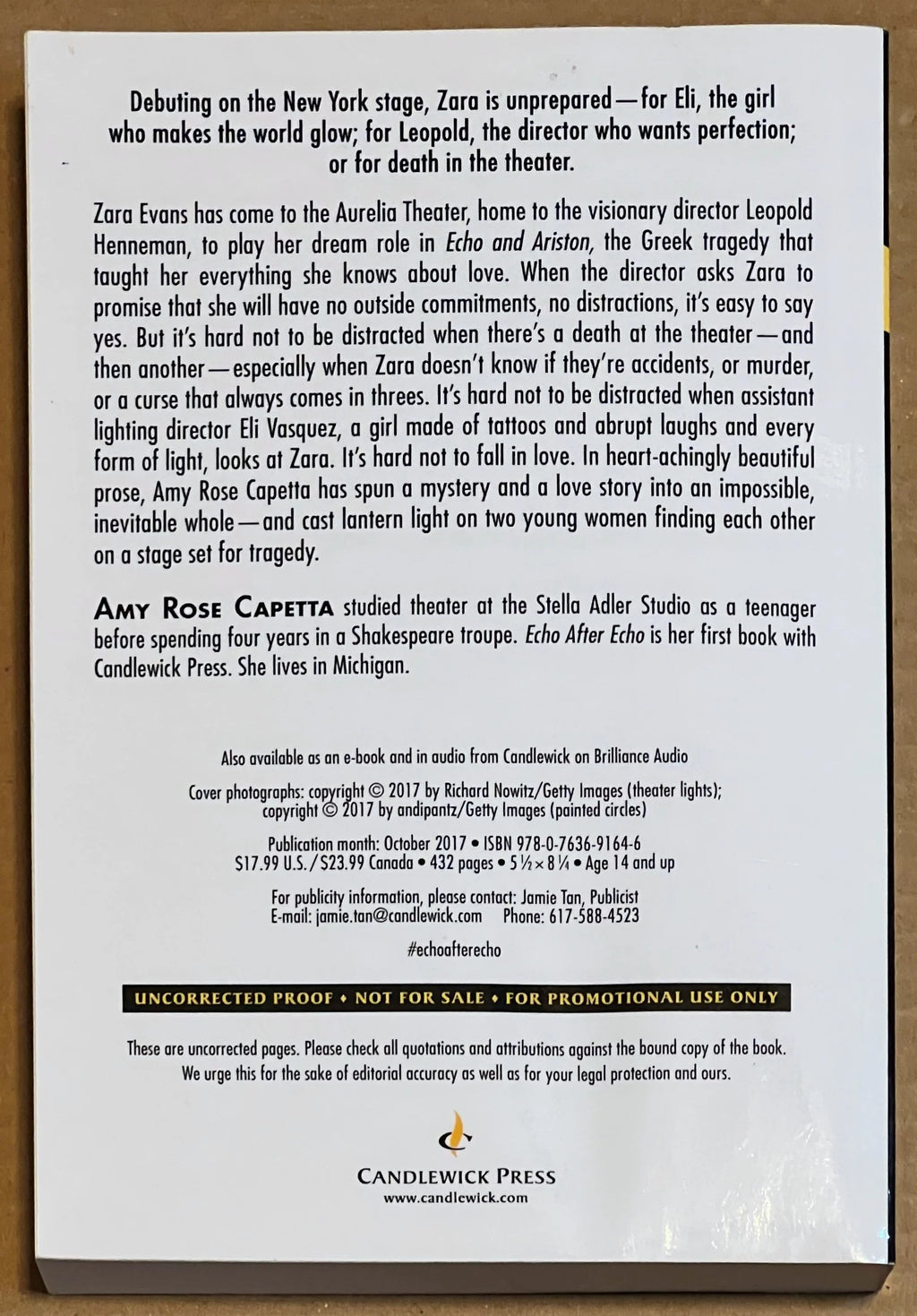 Echo After Echo by Amy Rose Capetta