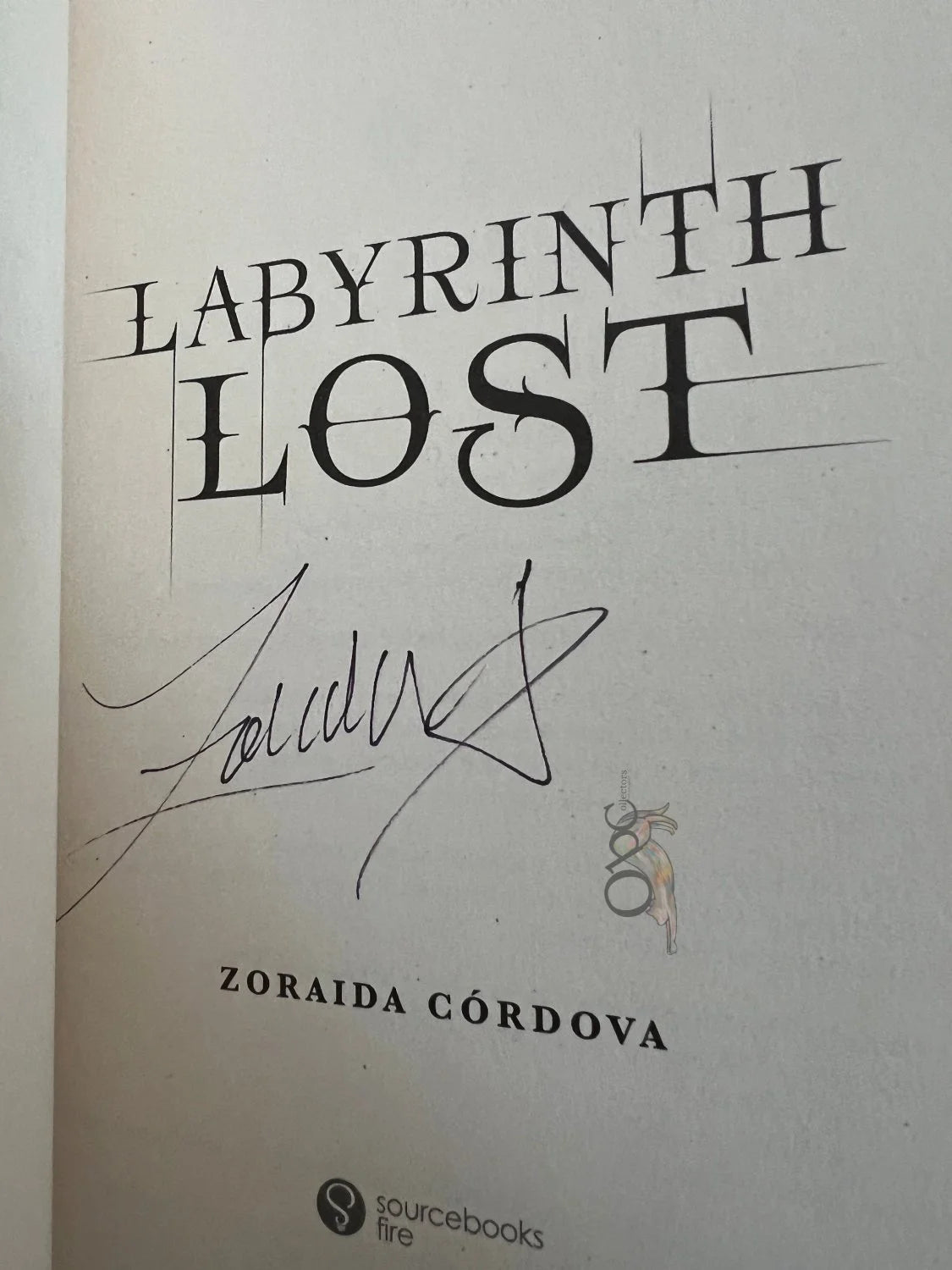 ARC Labyrinth Lost by Zoraida Cordova