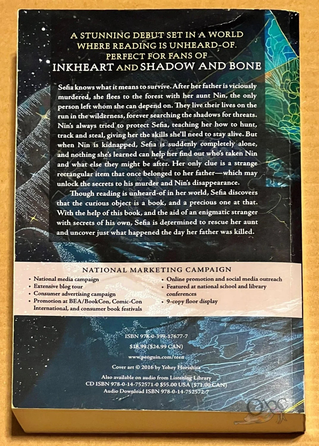 ARC Sea of Ink and Gold The Reader by Traci Chee