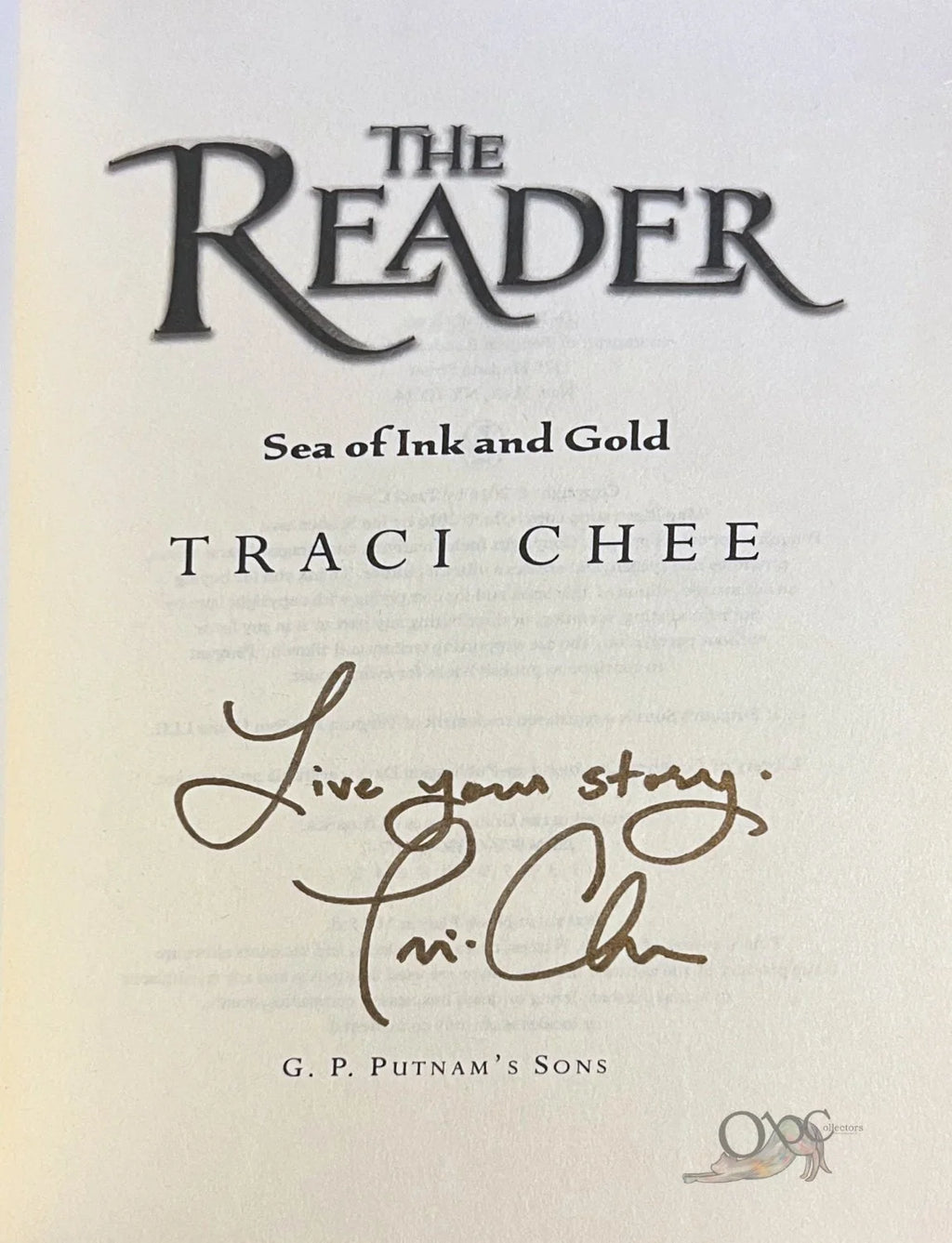ARC Sea of Ink and Gold The Reader by Traci Chee