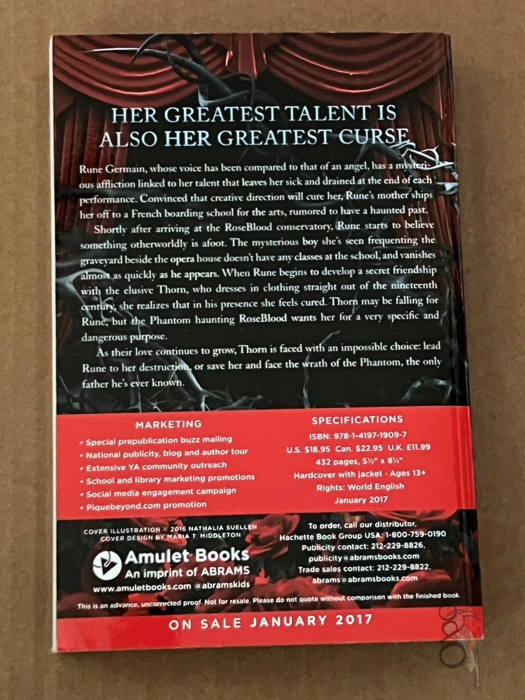 ARC RoseBlood by A. G. Howard