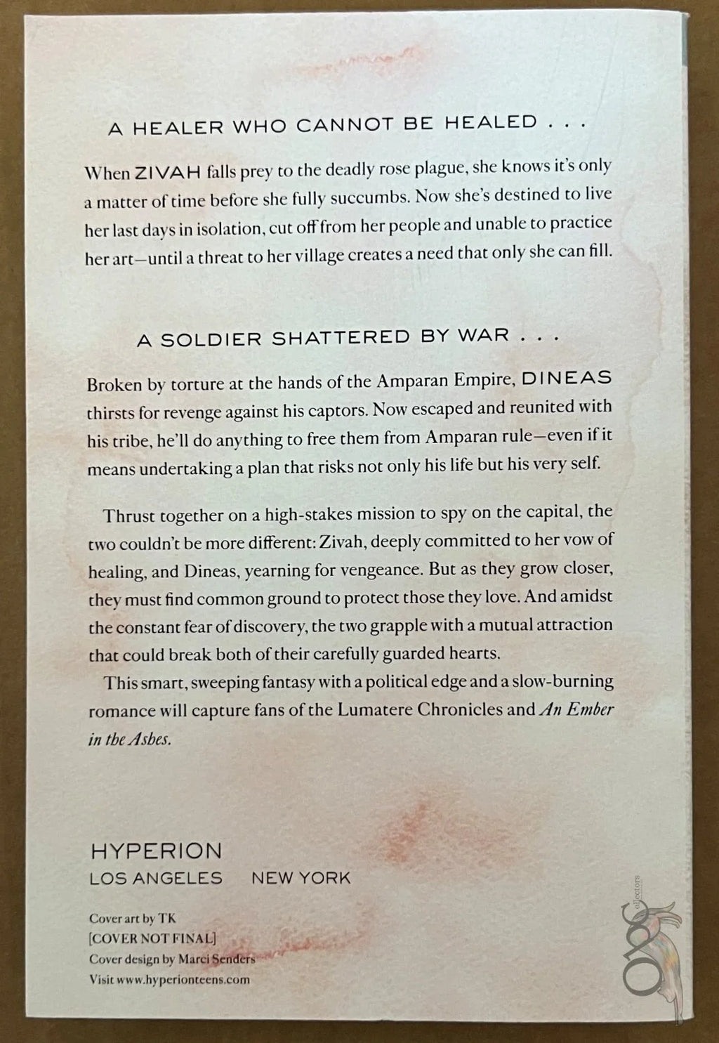 ARC Rosemarked by Livia Blackburne