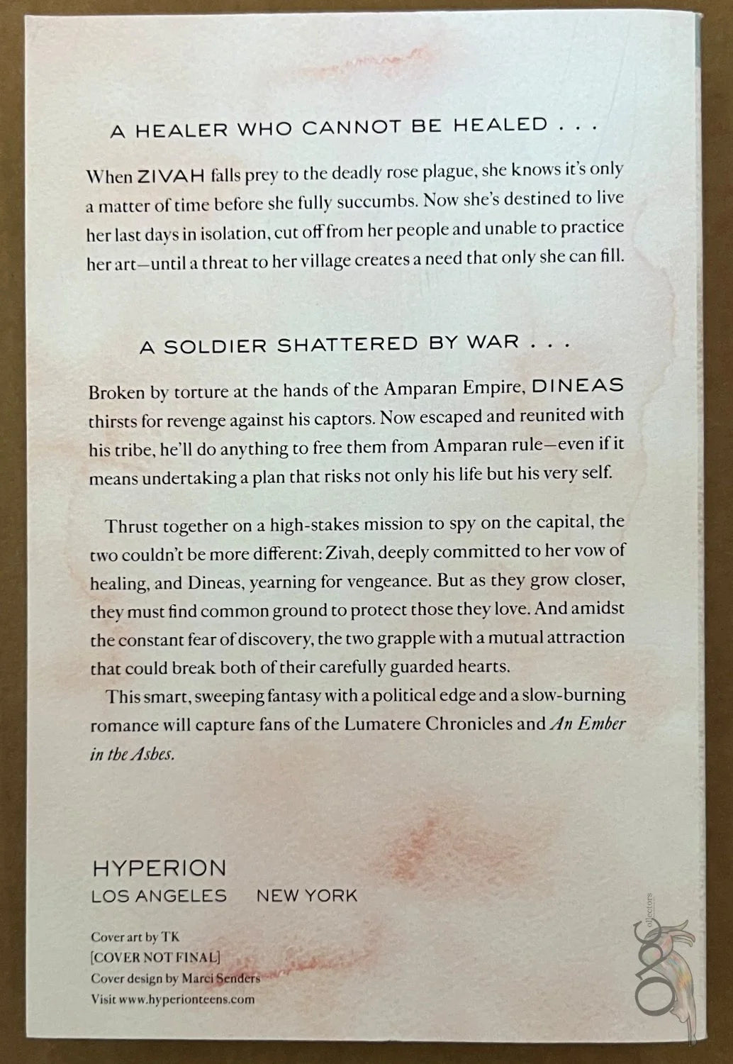 ARC Rosemarked by Livia Blackburne