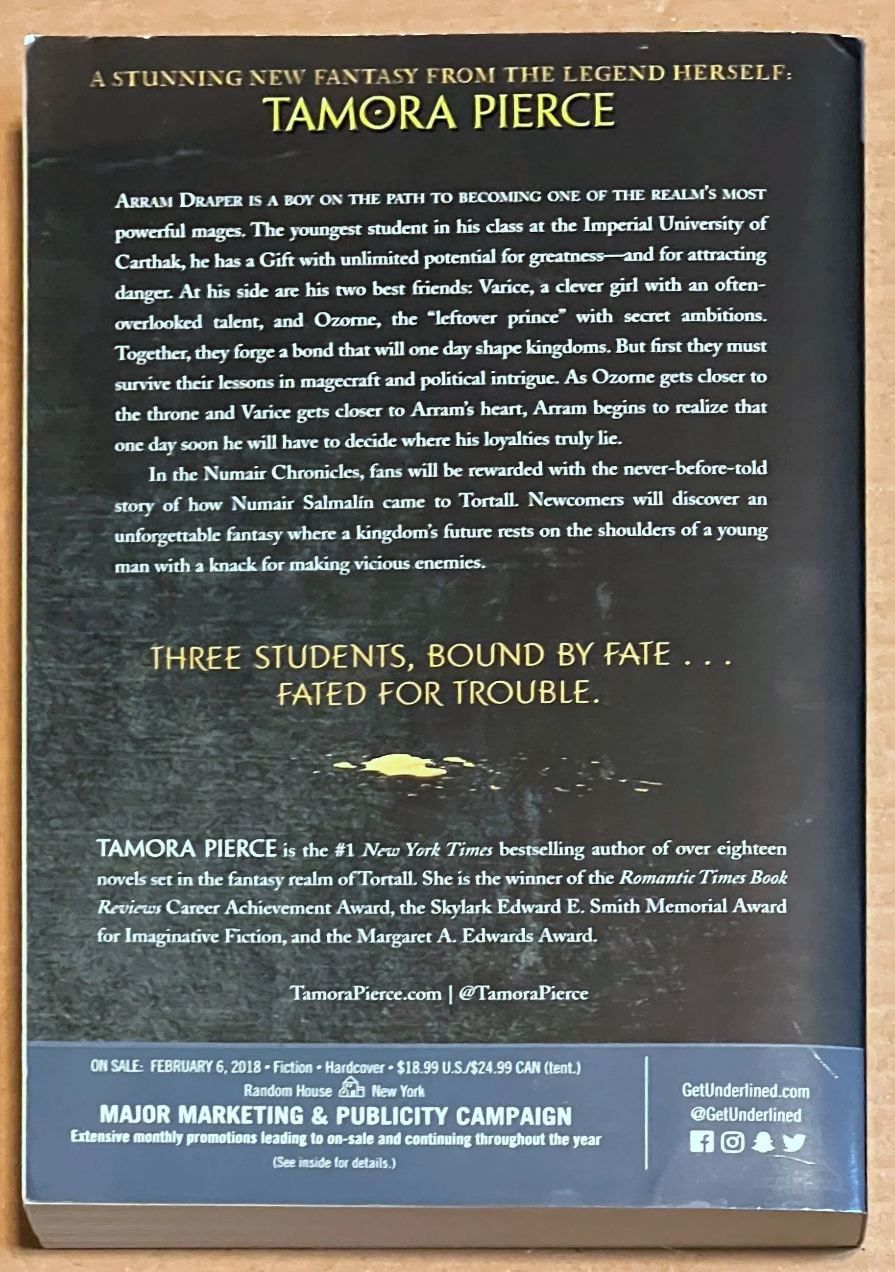 ARC Tempests and Slaughter by Tamora Pierce