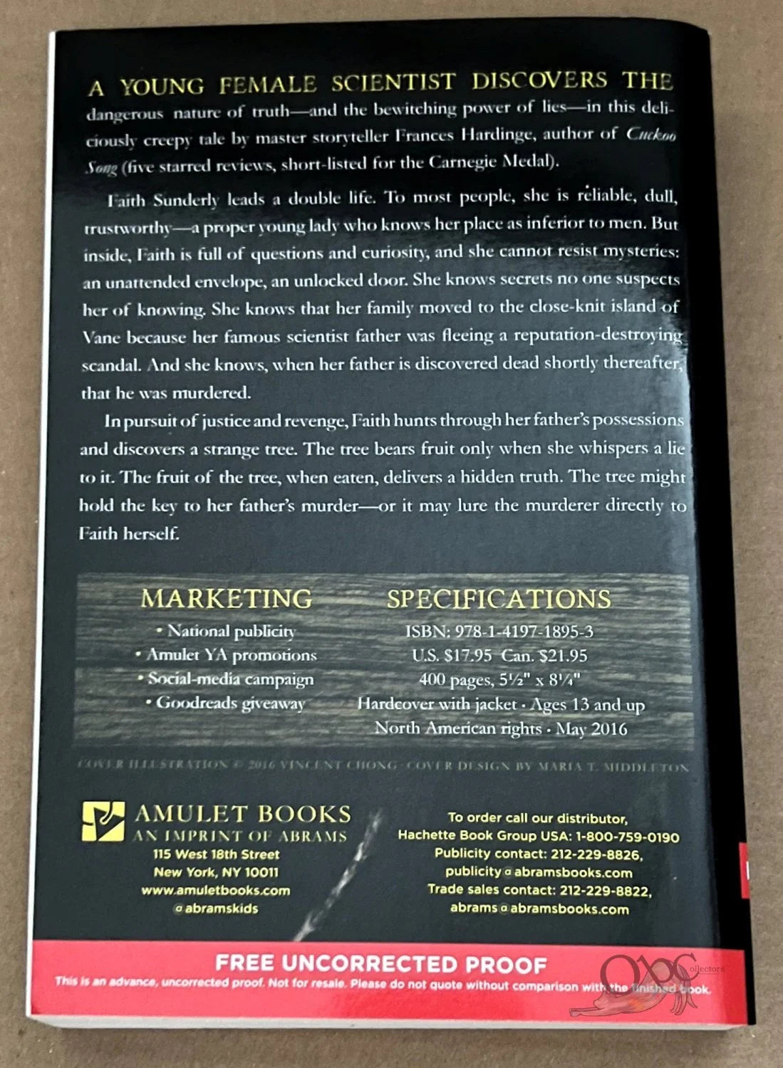 ARC The Life Tree by Frances Hardinge