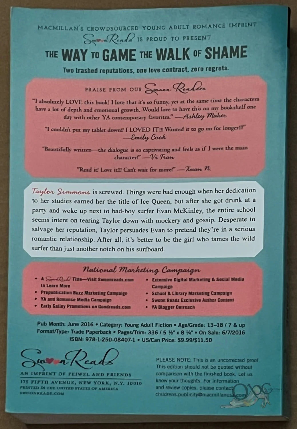 ARC The Way to Game the Walk of Shame by Jenn P. Nguyen