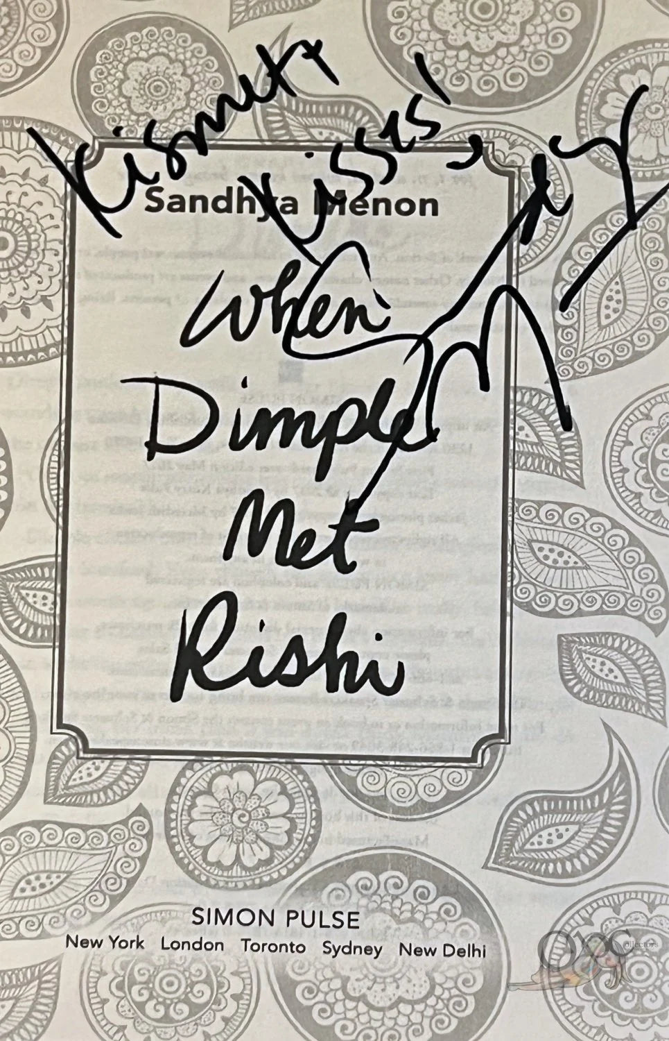 ARC When Dimple Met Rishi by Sandhya Menon