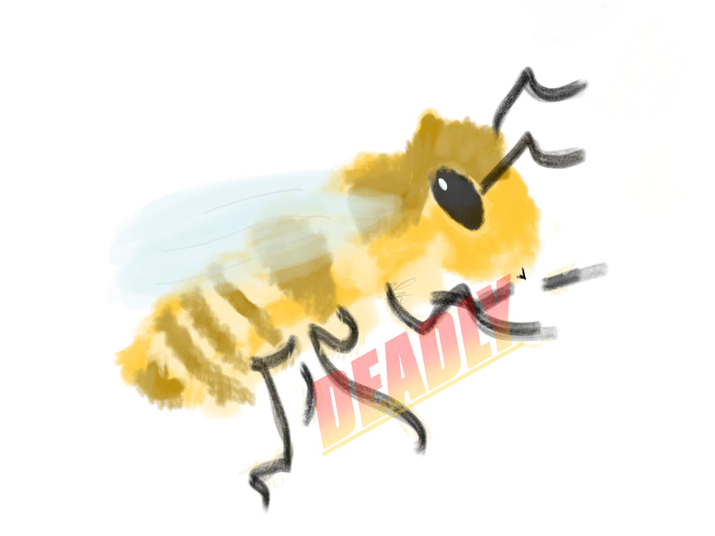 Bee Punny Button Pinback