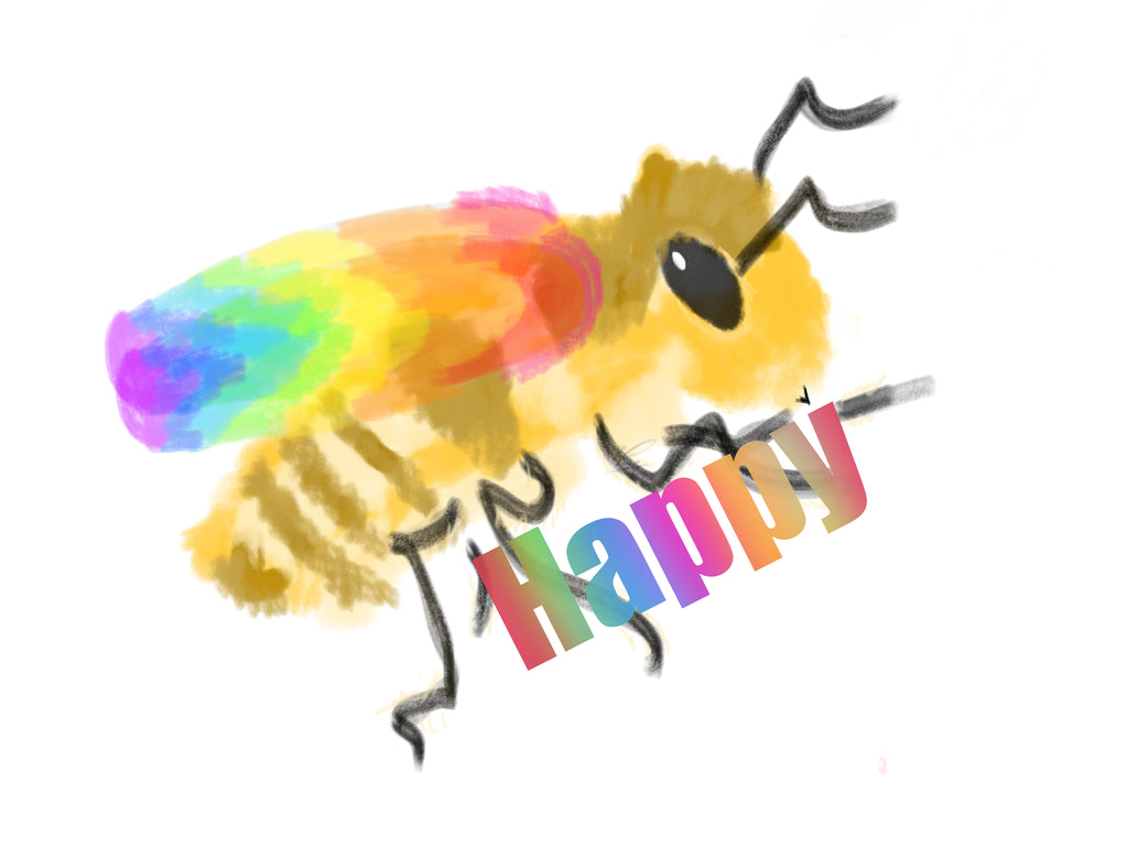 Bee Punny Button Pinback