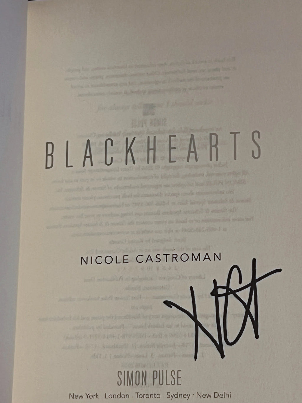 Blackhearts (Book #1) by Nicole Castroman