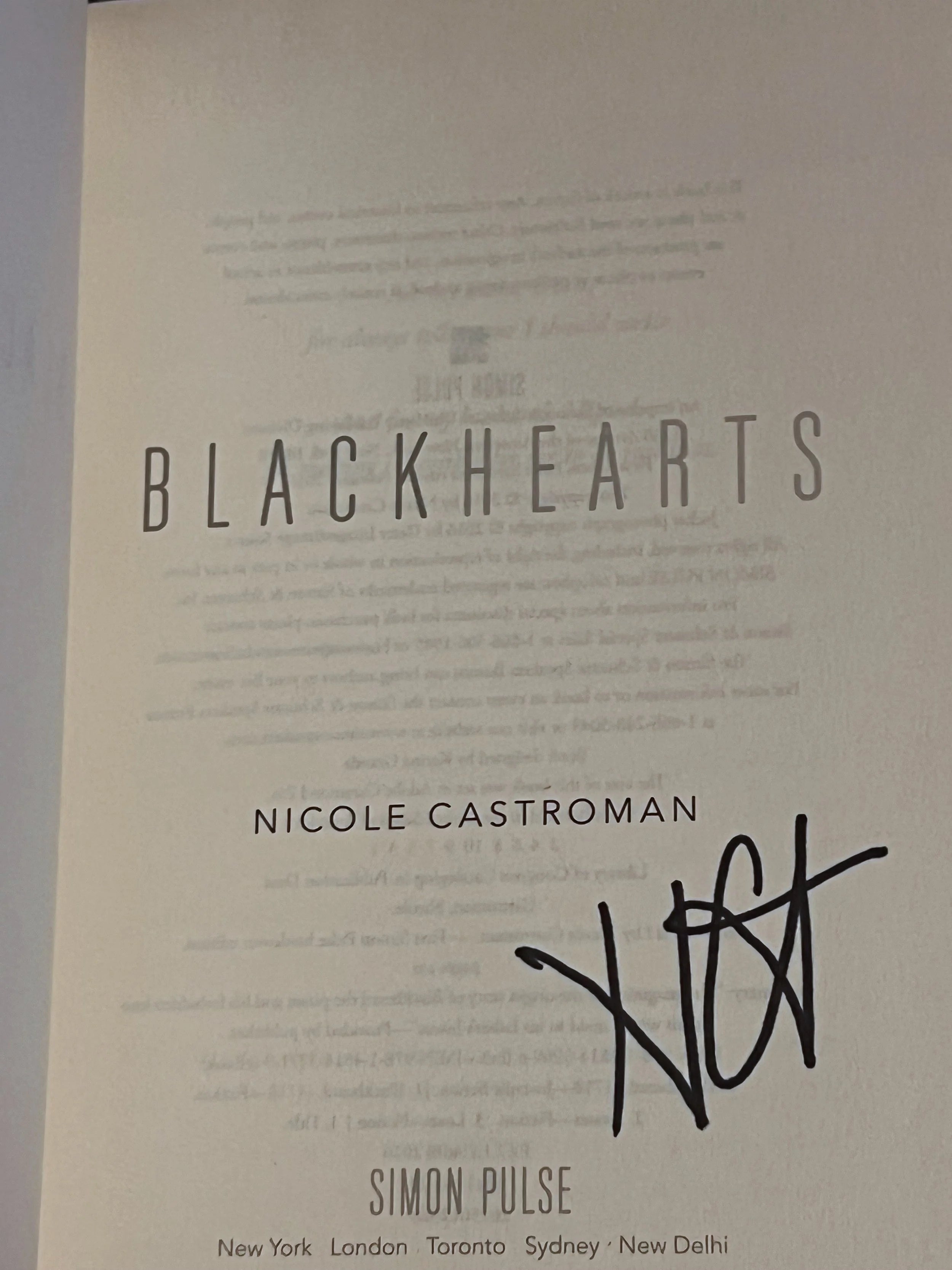 Blackhearts (Book #1) by Nicole Castroman