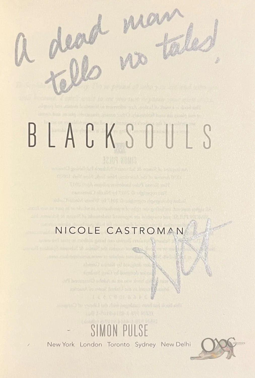 Blacksouls (Blackhearts #2) by Nicole Castroman