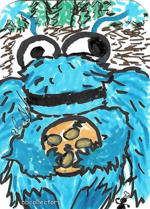 Cookie-Moth Manster 3" Sticker