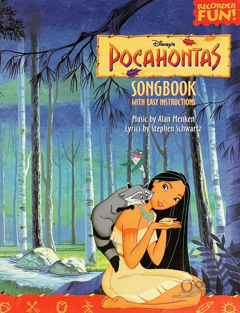 Disney Pocahontas: Recorder Fun! Songbook with Easy Instructions