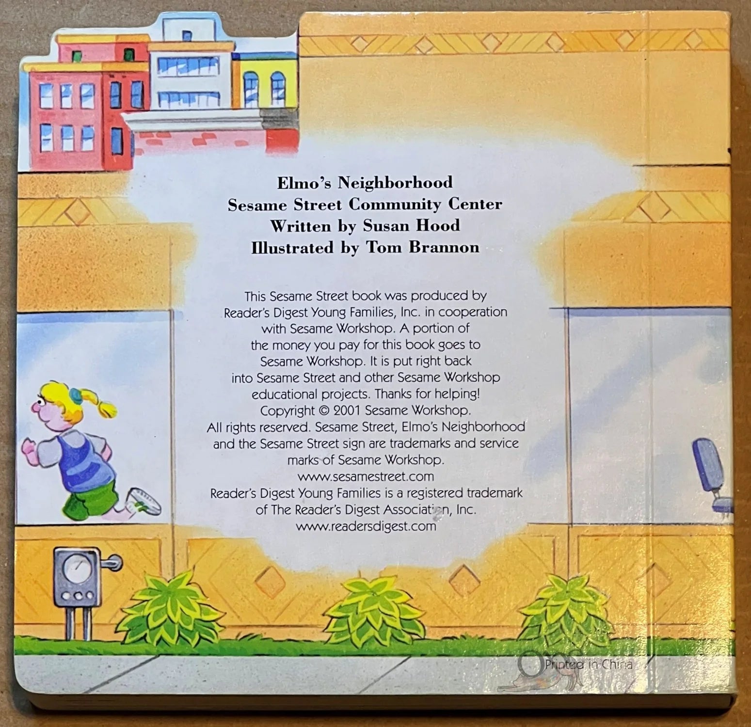 Elmo's Neighborhood Sesame Street Community Center by Susan Hood illustrated by Tom Brannon