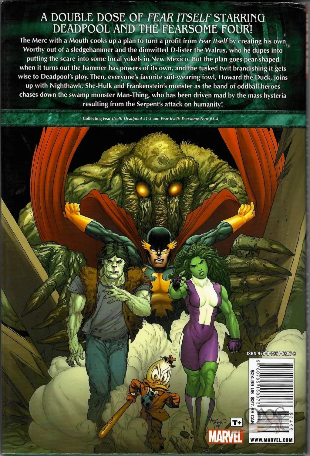 Deadpool Fearsome Four Fear Itself Tie-In Hardcover Edition 2012