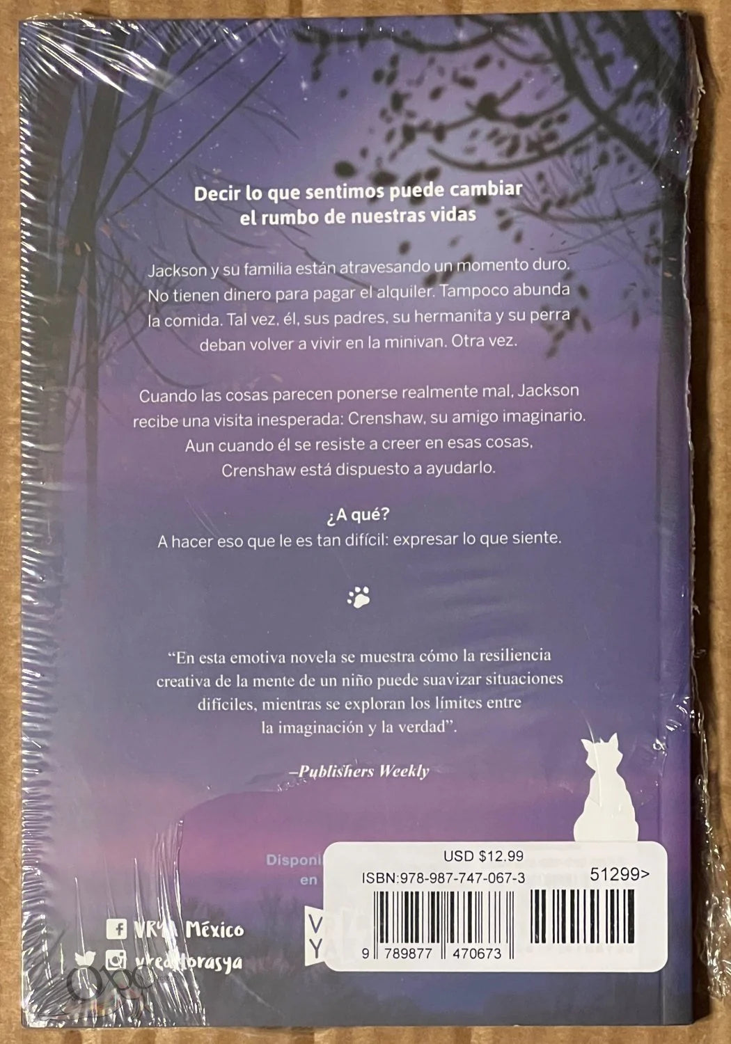 Crenshaw by Katherine Applegate (Spanish Version)