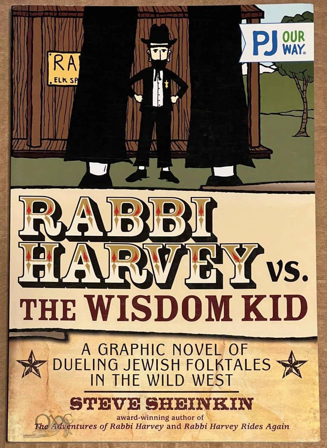 Rabbi Harvey vs. the Wisdom Kid: A Graphic Novel of Dueling Jewish Folktales in the Wild West (Rabbi Harvey #3)