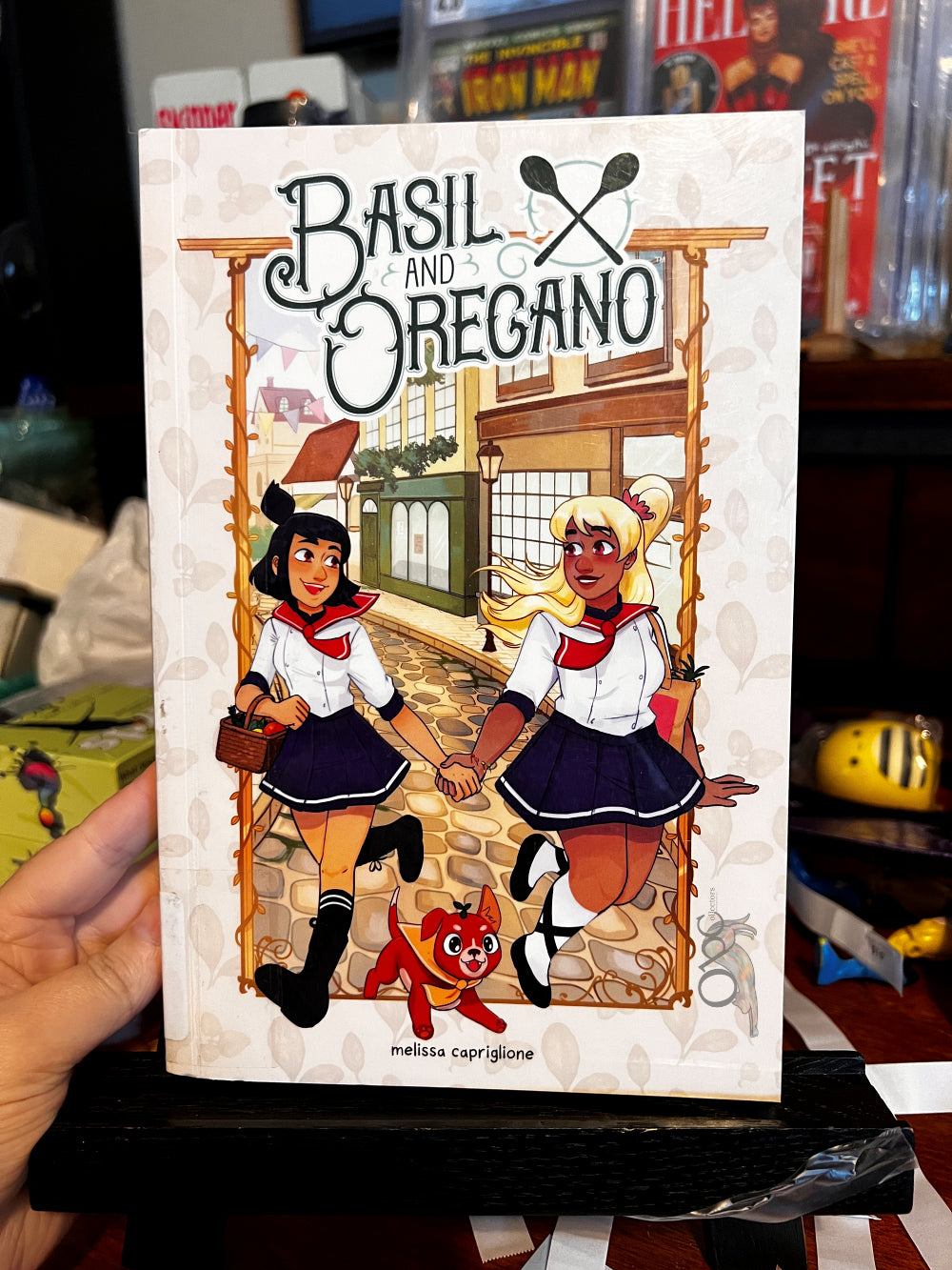Basil and Oregano by Melissa Caprilogne
