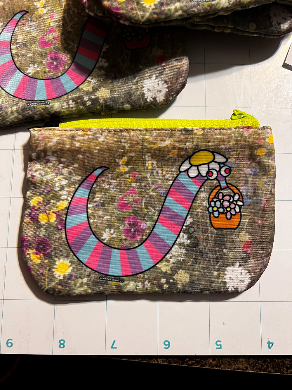 Frolic through the Flowers with Sherbert Large Coin Purse