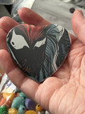 57mm Scream Heart Button Pinback