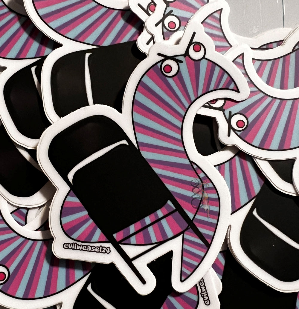 Sherbert with the STEEL CHAIR! 2.5" Sticker