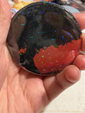 Tree --Dotted Holographic-- 2.28" OOAK Pocket Mirror
