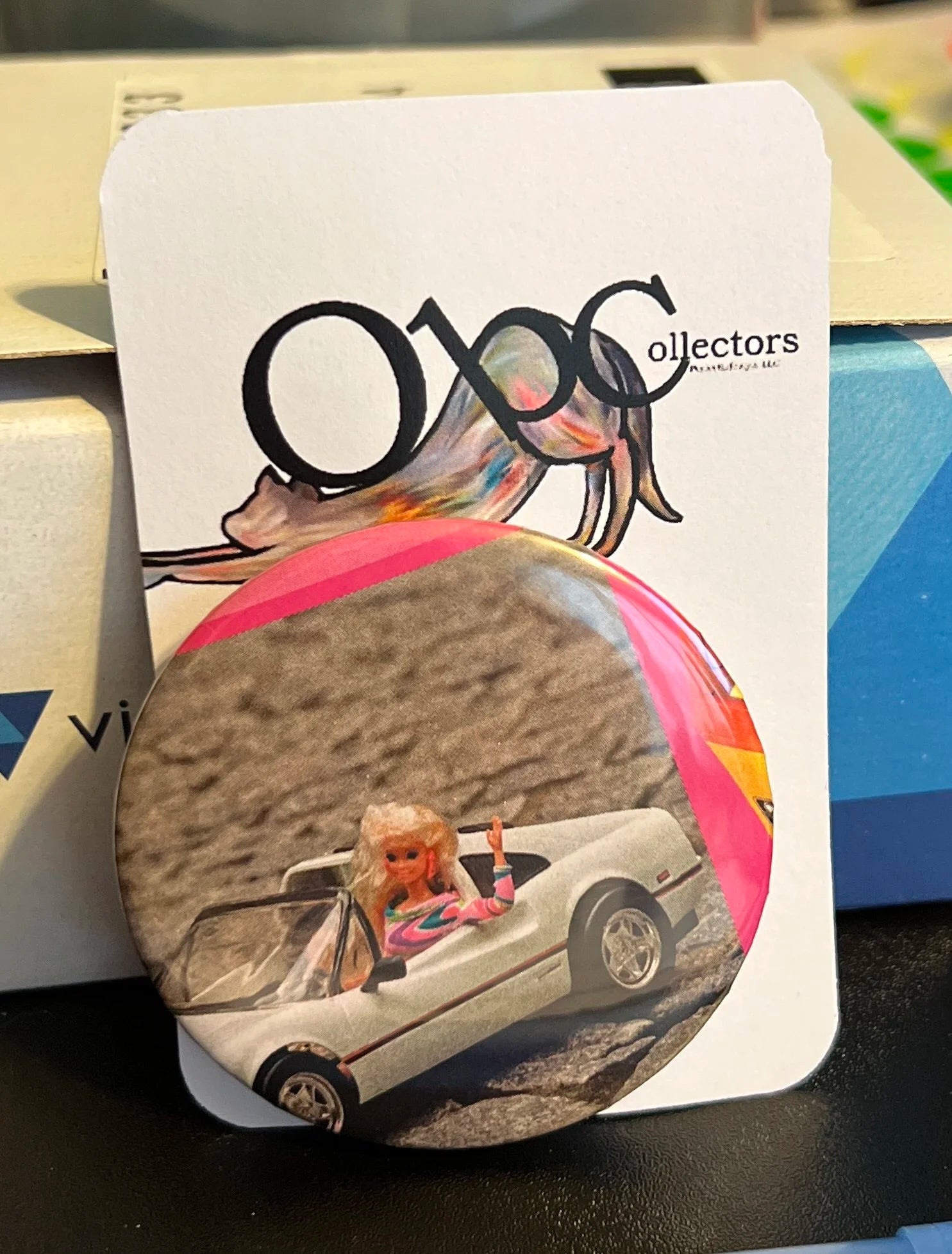 52mm Corvette (~2.25") OOAK Button Pinback