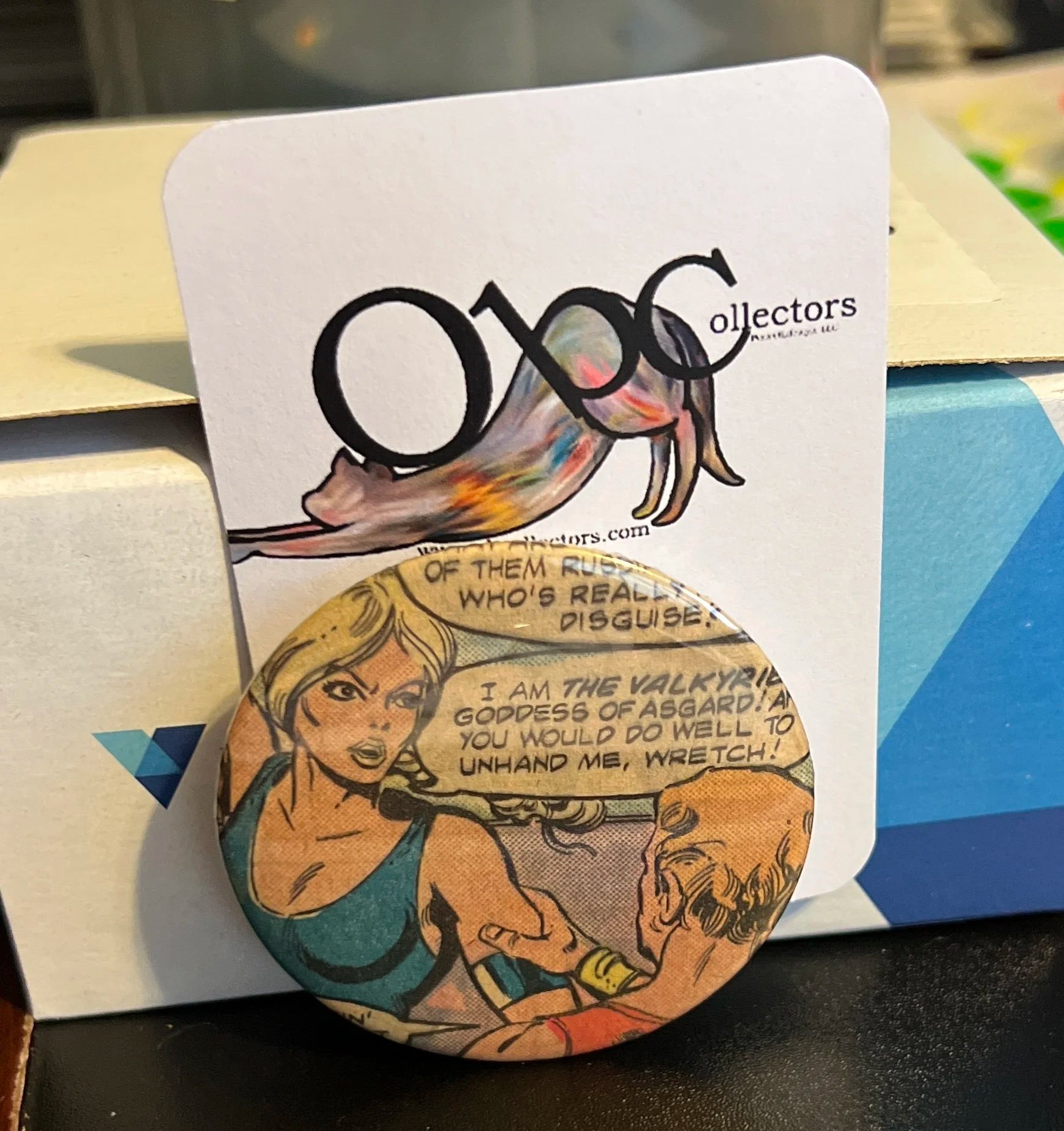 52mm Unhand Me! OOAK (~2.25") Button Pinback