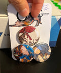 32mm 3-Pack Hobby Doll OOAK (~1.25") Button Pinback