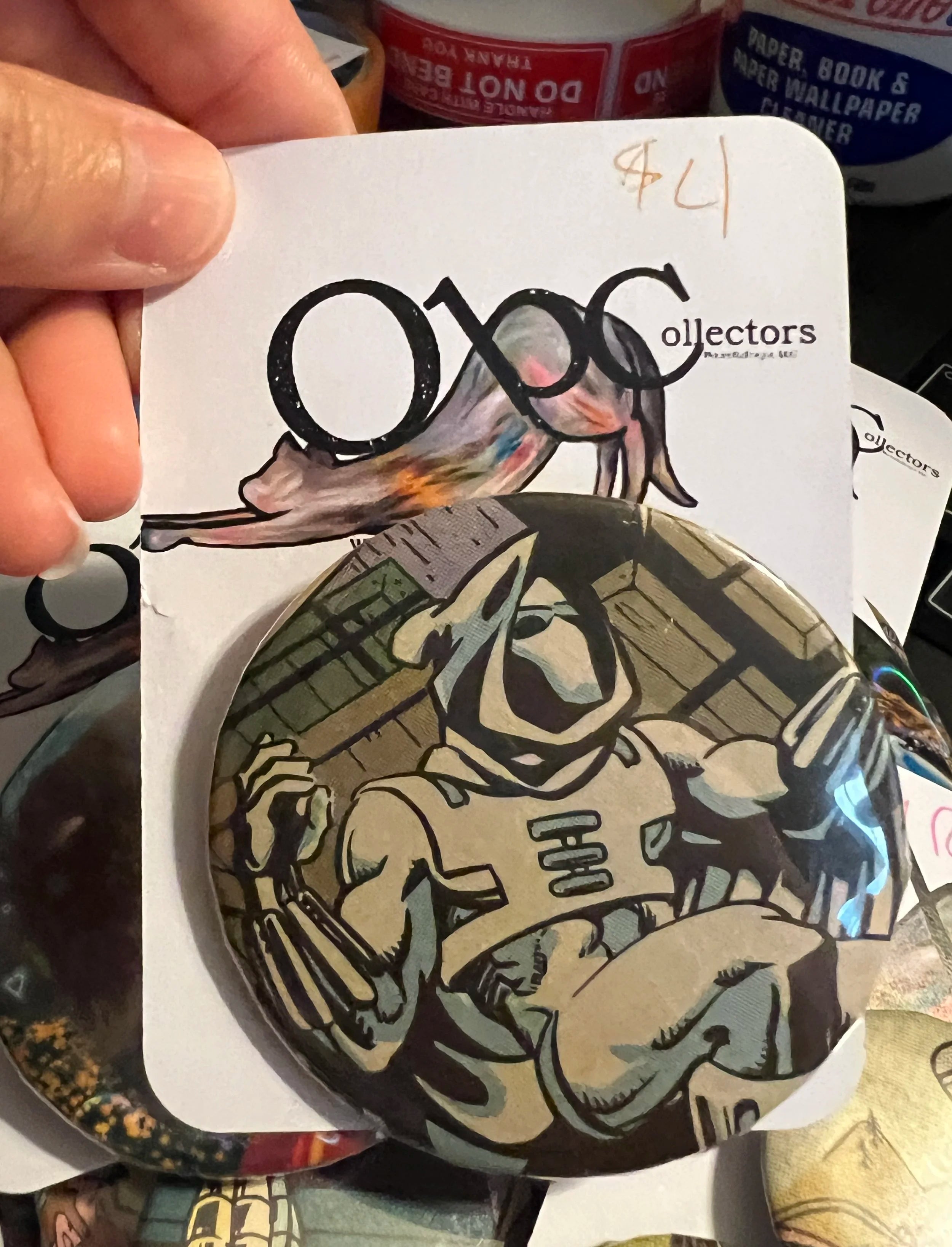 52mm The Ghost OOAK (~2.25") Button Pinback