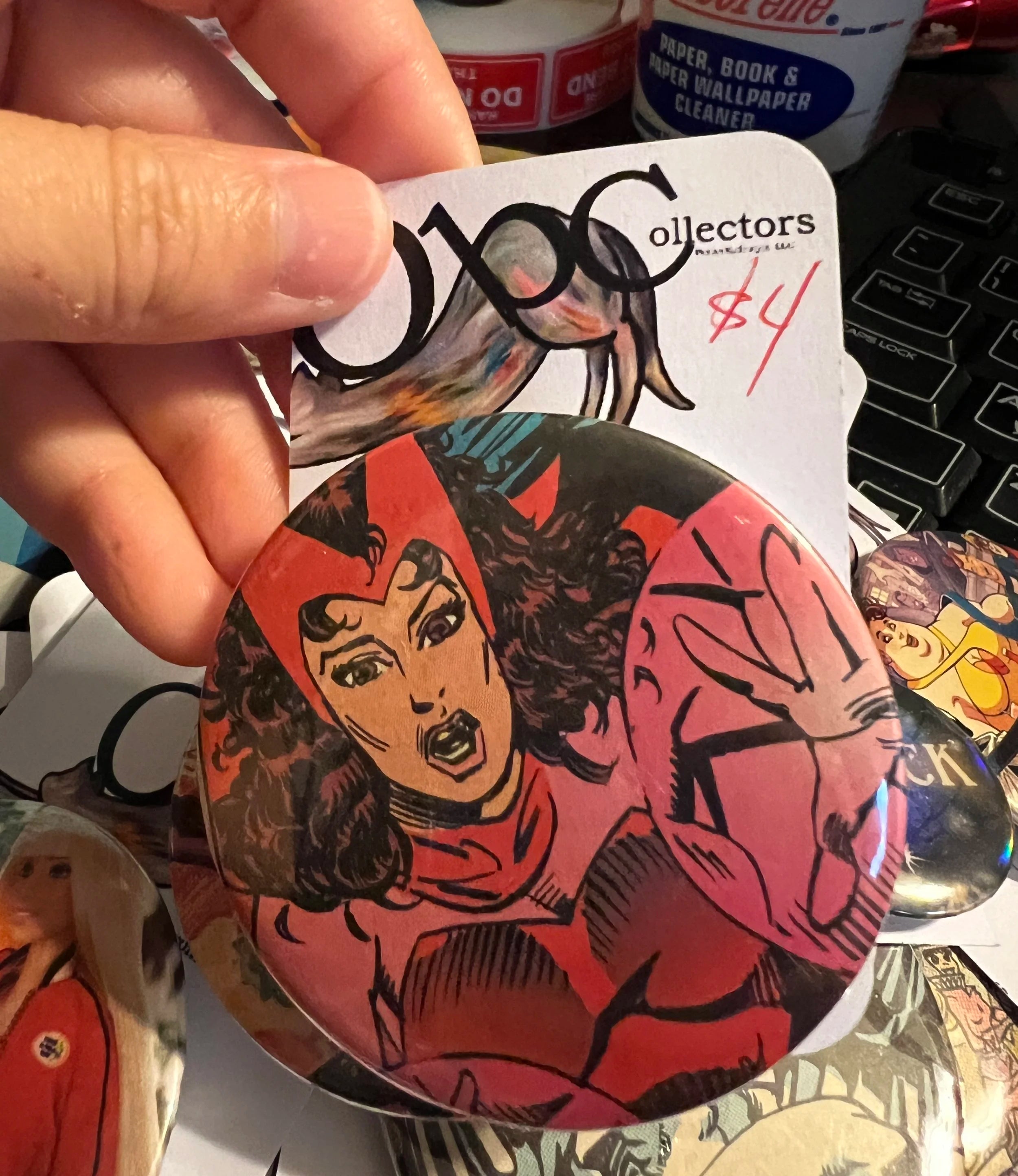 52mm Scarlet Witch OOAK (~2.25") Button Pinback