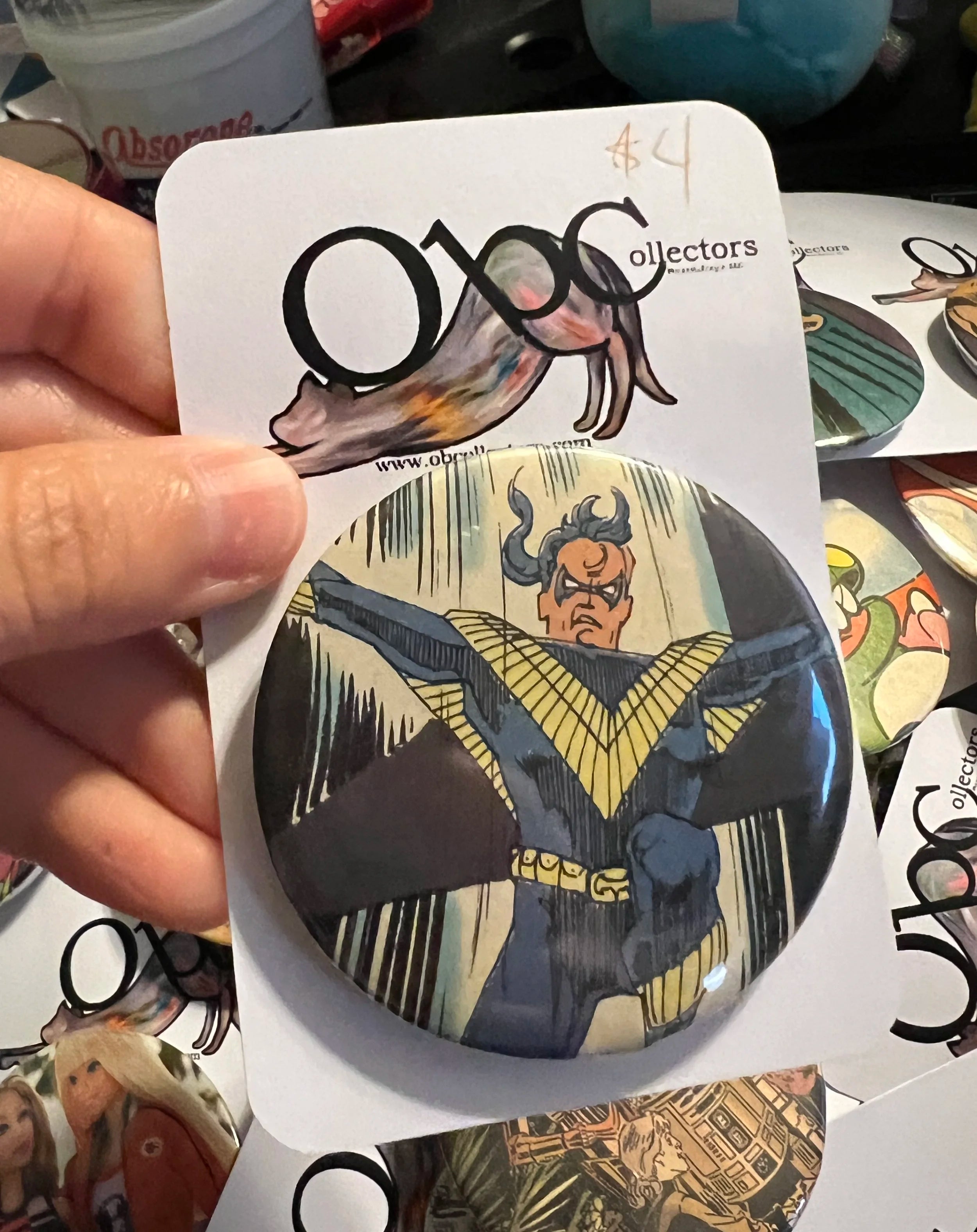 52mm Nightwing OOAK (~2.25") Button Pinback